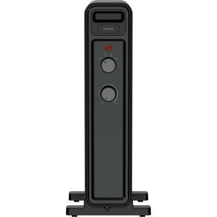 Sencor - 7 bordás olajradiátor 600/900/1500W/230V fekete
