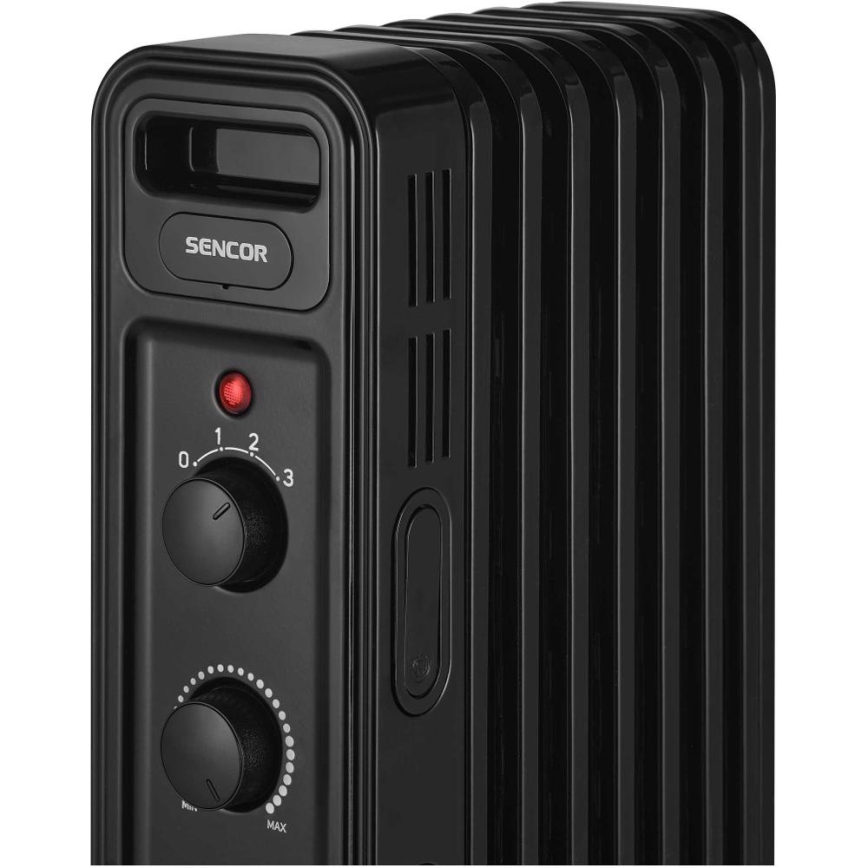 Sencor - 7 bordás olajradiátor 600/900/1500W/230V fekete