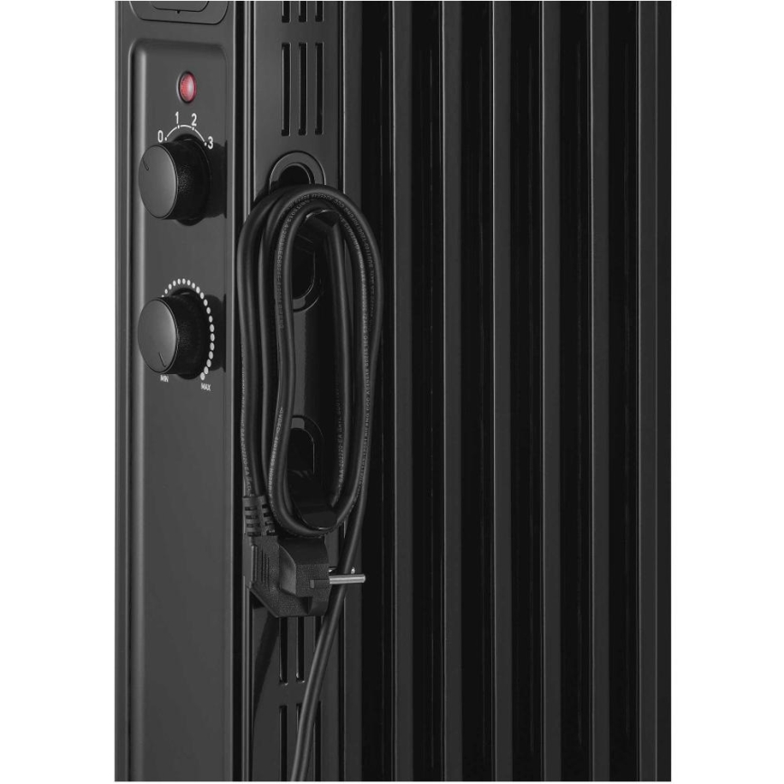 Sencor - 7 bordás olajradiátor 600/900/1500W/230V fekete