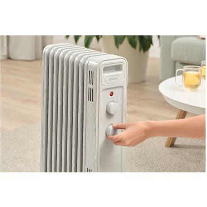 Sencor - 9 bordás olajradiátor 800/1200/2000W/230V fehér