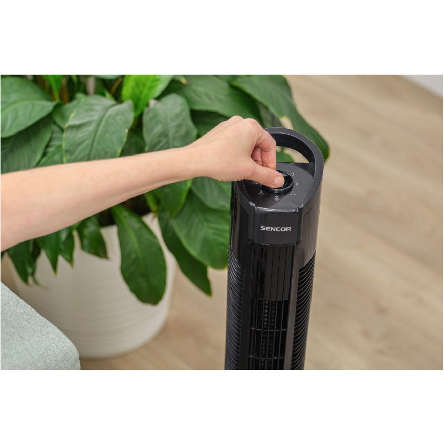 Sencor - Állóventilátor 50W/230V fekete