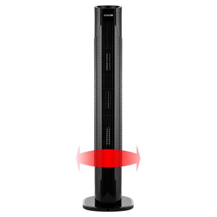 Sencor - Állóventilátor 50W/230V fekete + távirányító