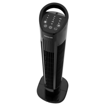 Sencor - Állóventilátor 50W/230V fekete + távirányító