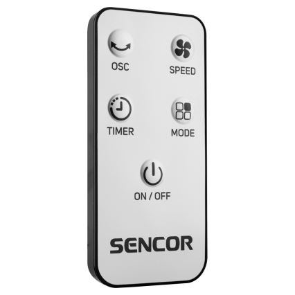 Sencor - Állóventilátor 50W/230V fekete + távirányító