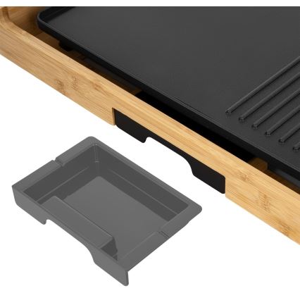 Sencor - Asztali elektromos grill 1800W/230V bambusz