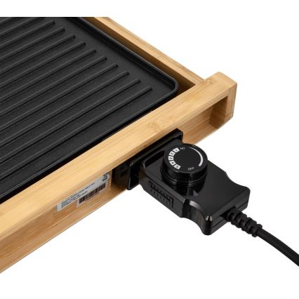 Sencor - Asztali elektromos grill 1800W/230V bambusz