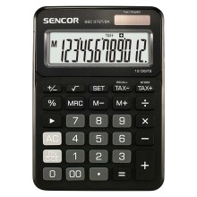 Sencor - Asztali számológép 1xLR44 fekete