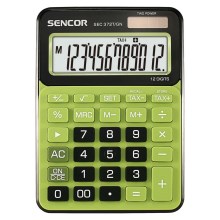 Sencor - Asztali számológép 1xLR44 zöld/fekete