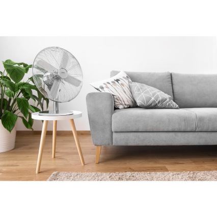Sencor - Asztali ventilátor 50W/230V fényes króm