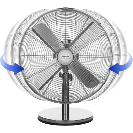 Sencor - Asztali ventilátor 50W/230V fényes króm