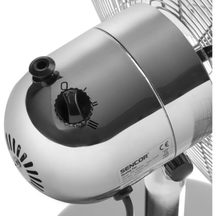 Sencor - Asztali ventilátor 50W/230V fényes króm