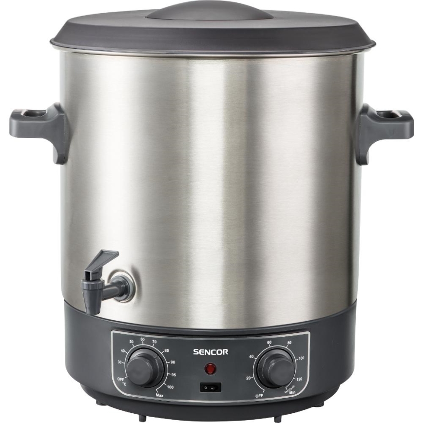 Sencor - Befőzőedény 27 l 1800W/230V rozsdamentes acél/szürke