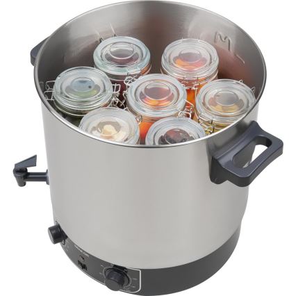 Sencor - Befőzőedény 27 l 1800W/230V rozsdamentes acél/szürke