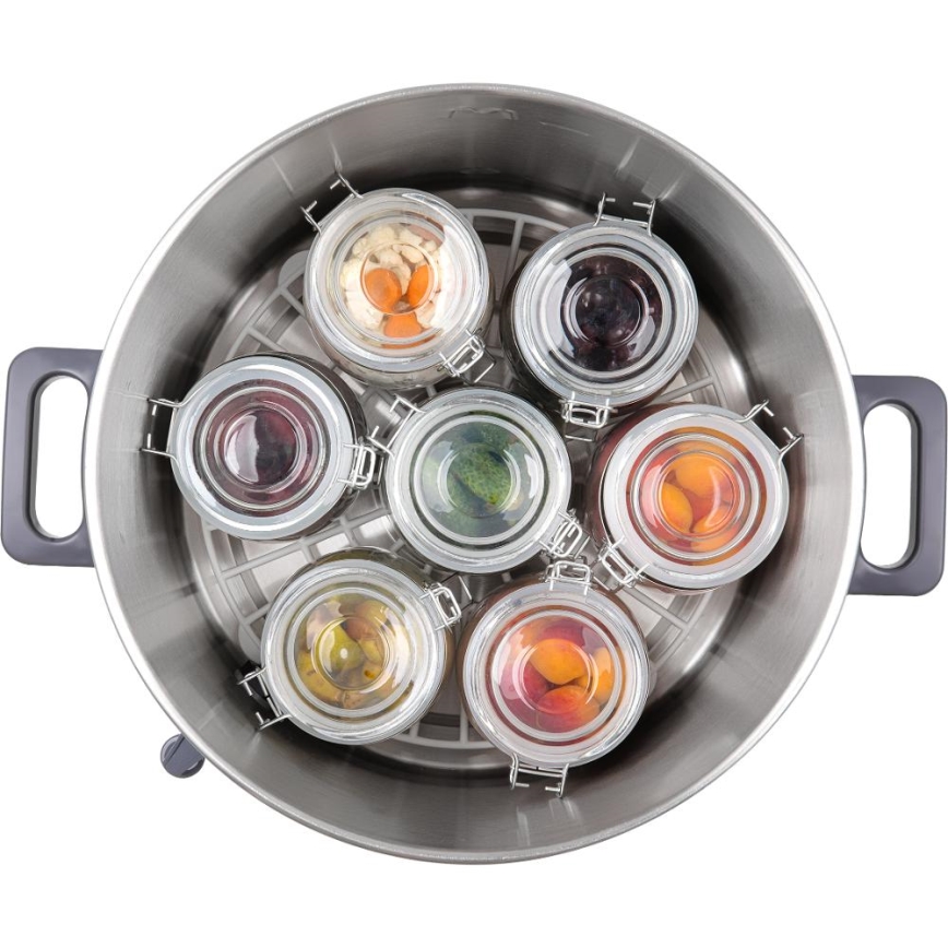 Sencor - Befőzőedény 27 l 1800W/230V rozsdamentes acél/szürke