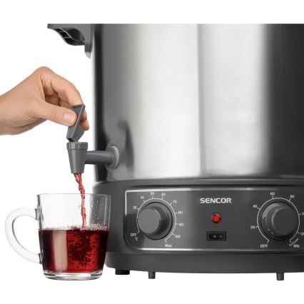 Sencor - Befőzőedény 27 l 1800W/230V rozsdamentes acél/szürke