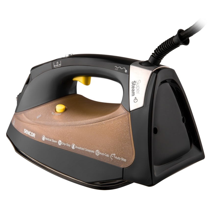 Sencor -  Digitális gőzölős vasaló 3100W/230V barna/fekete