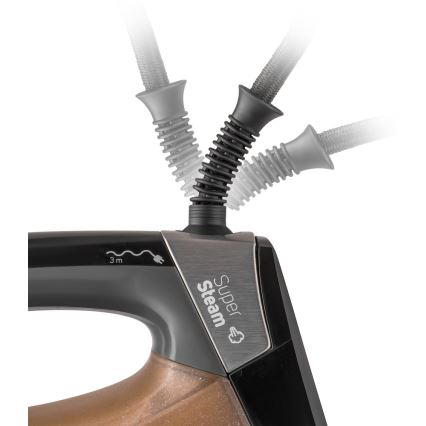 Sencor -  Digitális gőzölős vasaló 3100W/230V barna/fekete