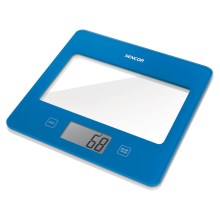 Sencor - Digitális konyhai mérleg 1xCR2032 kék