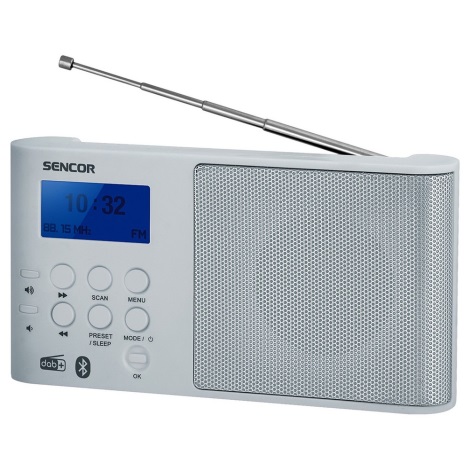 Sencor - Digitális rádió DAB+ 1000 mAh