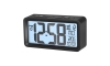 Sencor - Ébresztőóra LCD kijelzővel és hőmérővel 2xAAA fekete