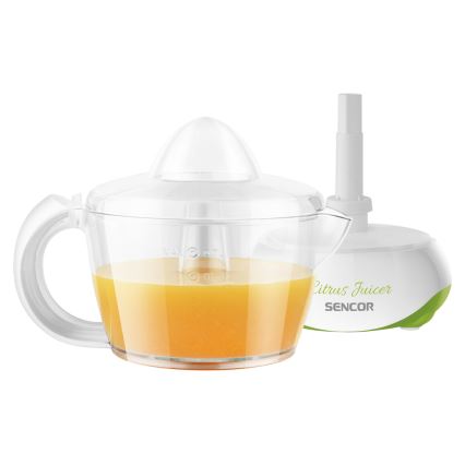 Sencor - Elektromos citrusprés 0,7 l 40W/230V fehér/zöld