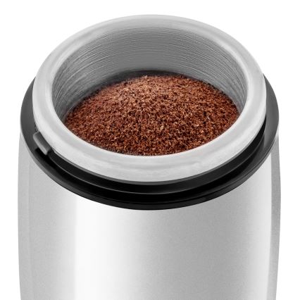 Sencor - Elektromos kávébab daráló 60 g 150W/230V fehér/matt króm