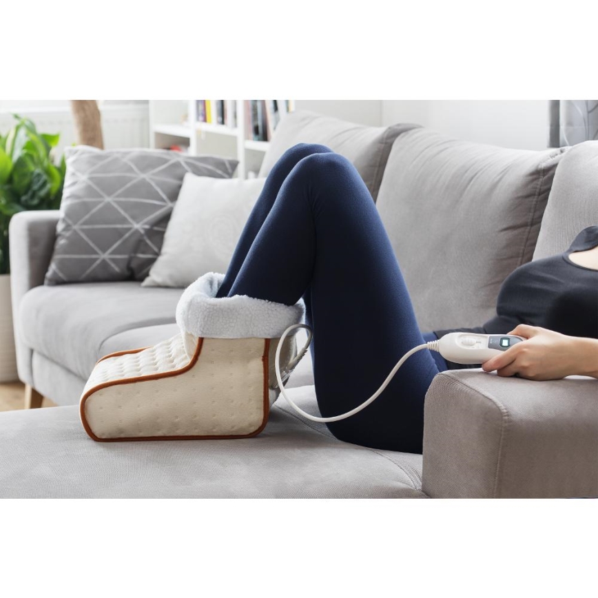 Sencor - Elektromos lábmelegítő 100W/230V bézs