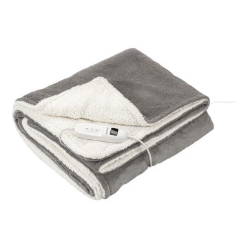 Sencor - Elektromos melegítő takaró 160W/230V 180x130 cm szürke