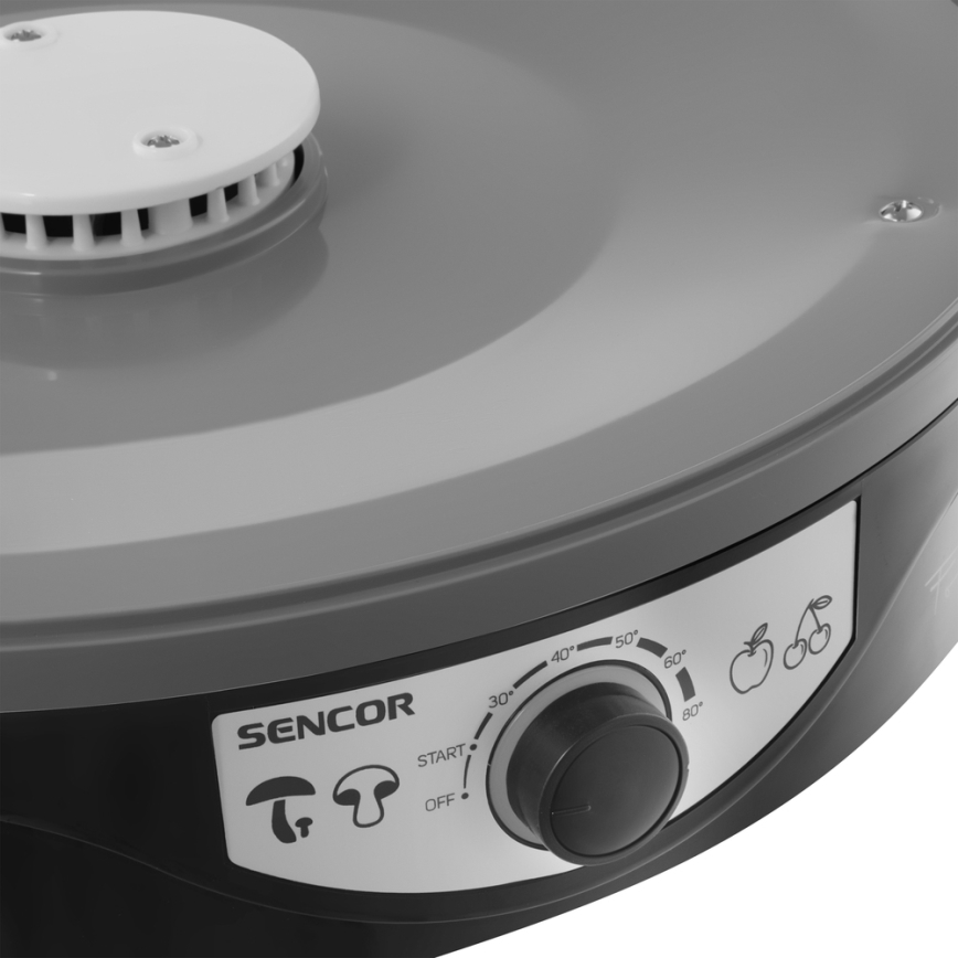 Sencor - Élelmiszer szárító hőszabályozással 250W/230V