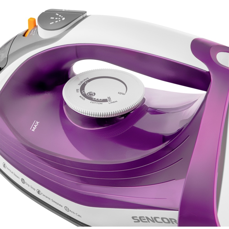 Sencor - Gőzölős vasaló 2400W/230V lila/fehér