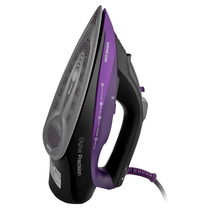 Sencor - Gőzölős vasaló 2700W/230V lila/fekete