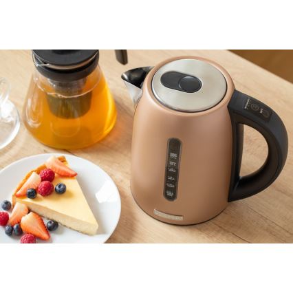 Sencor - Gyorsforraló termosztáttal 1,7 l 2150W/230V barna