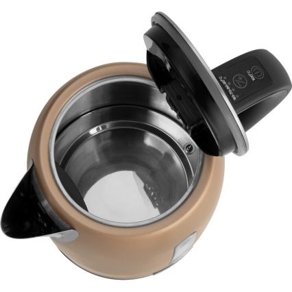 Sencor - Gyorsforraló termosztáttal 1,7 l 2150W/230V barna