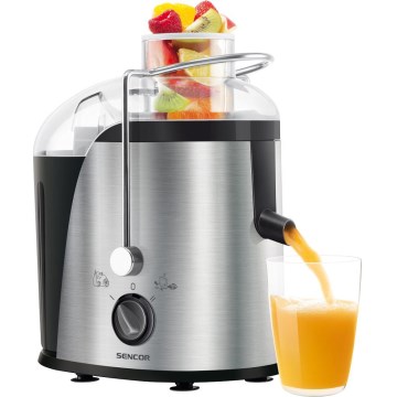 Sencor - Gyümölcscentrifuga 400W/230V matt króm/fekete