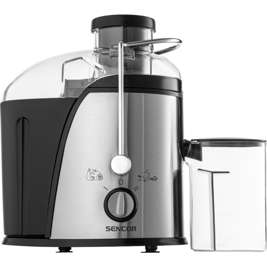 Sencor - Gyümölcscentrifuga 400W/230V matt króm/fekete