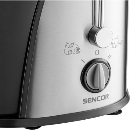 Sencor - Gyümölcscentrifuga 400W/230V matt króm/fekete