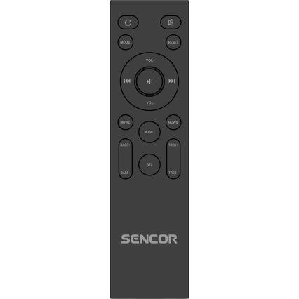 Sencor - Hangprojektor 200W/230V + távirányító