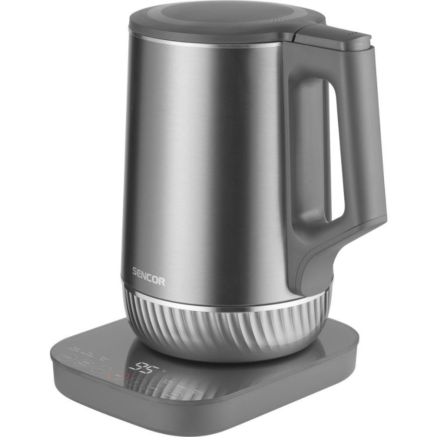 Sencor - Hőfokszabályozós vízforraló 1,7 l, 1800 W/230 V, rozsdamentes acél