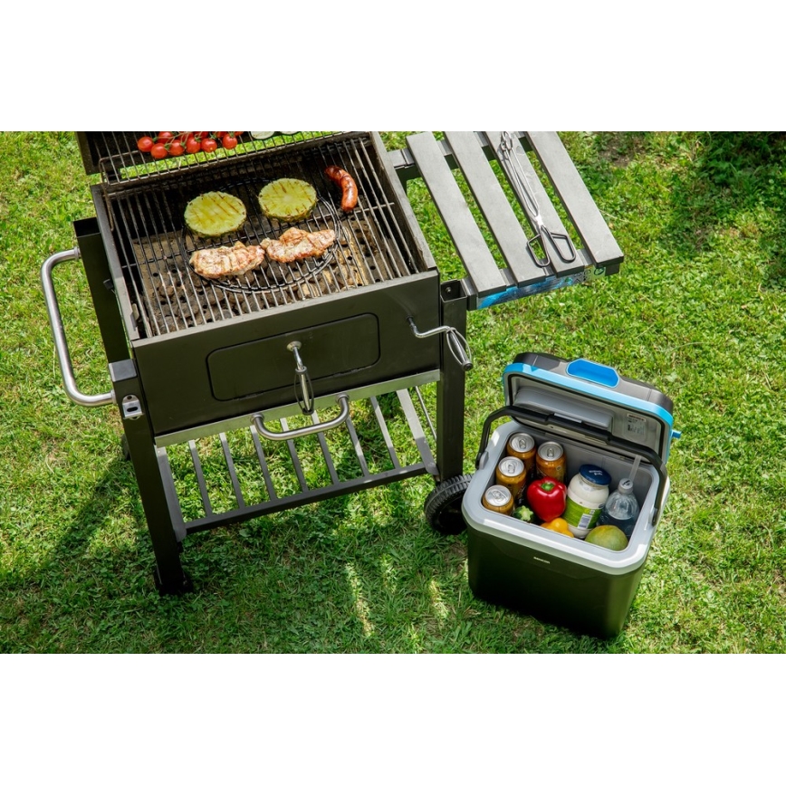 Sencor - Hordozható autós hűtő 24 l 60W/12V/230V fekete