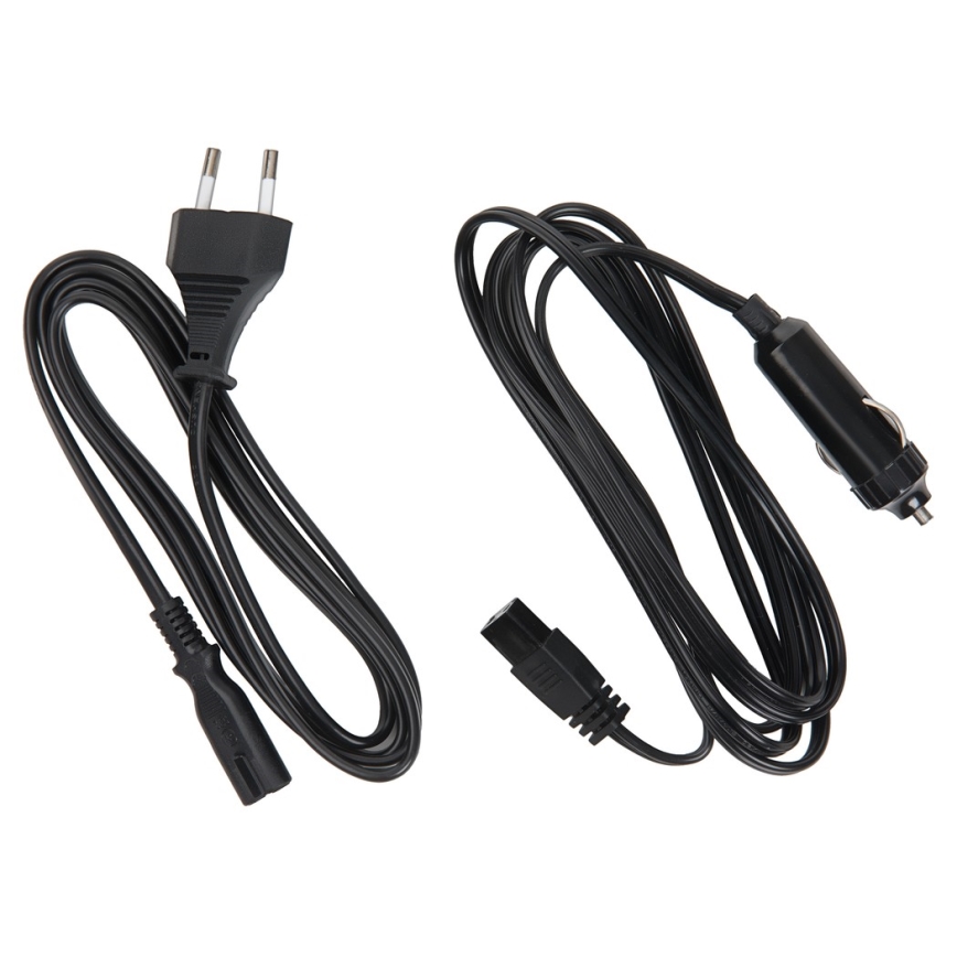 Sencor - Hordozható autós hűtő 24 l 60W/12V/230V fekete