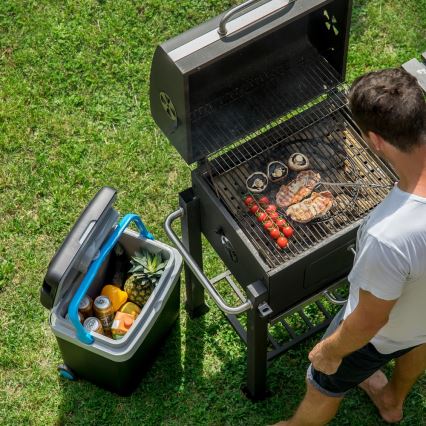 Sencor - Hordozható autós hűtő 33 l 60W/12V/230V fekete