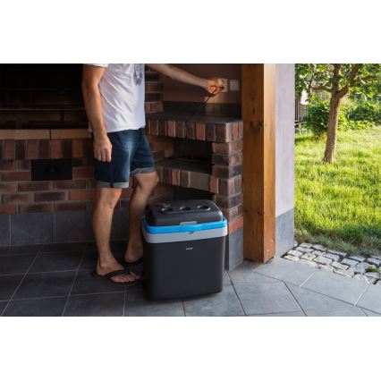 Sencor - Hordozható autós hűtő 33 l 60W/12V/230V fekete