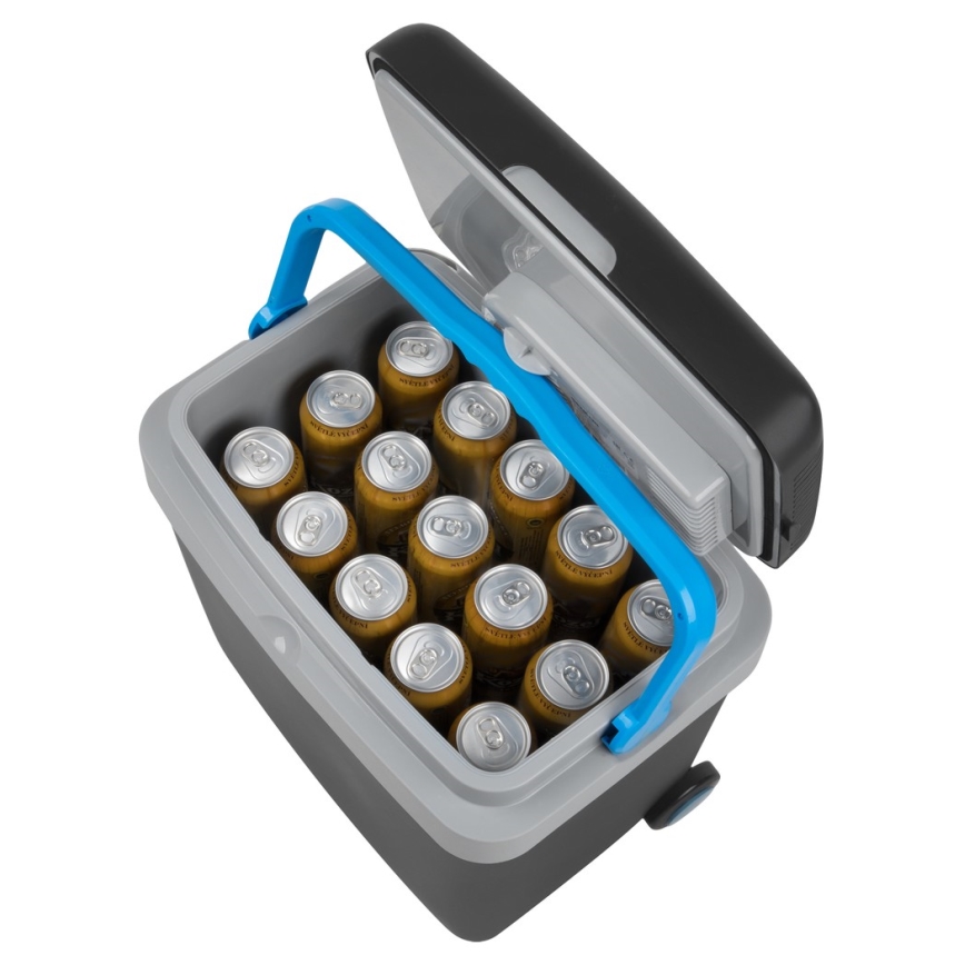 Sencor - Hordozható autós hűtő 33 l 60W/12V/230V fekete