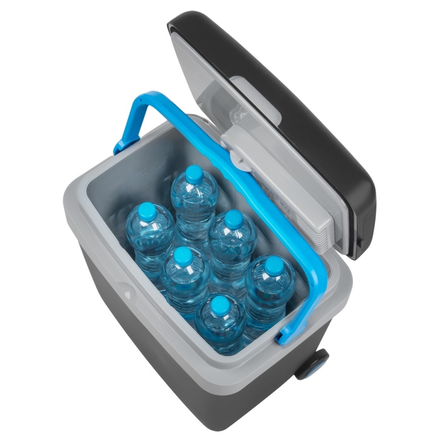 Sencor - Hordozható autós hűtő 33 l 60W/12V/230V fekete