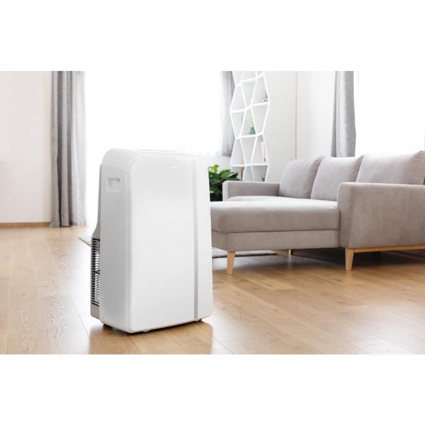 Sencor - Intelligens mobil klíma 3 az 1-ben teljes tartozékokkal 1450W/230V 12000 BTU Wi-Fi fehér + távirányítás