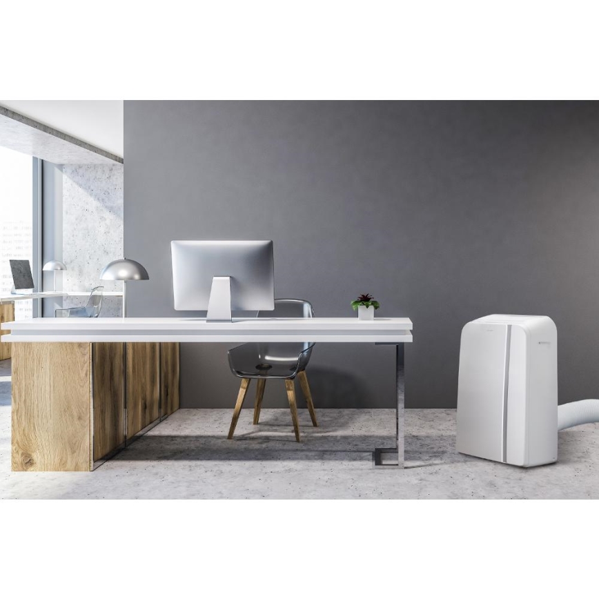 Sencor - Intelligens mobil klíma 3 az 1-ben teljes tartozékokkal 1450W/230V 12000 BTU Wi-Fi fehér + távirányítás