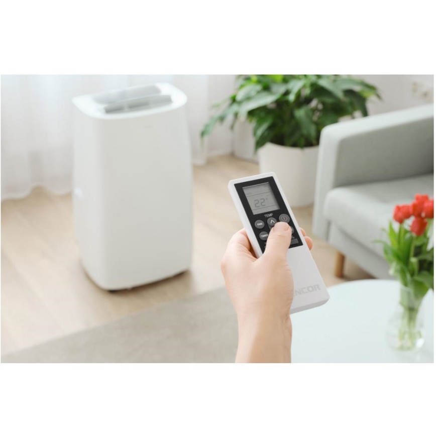 Sencor - Intelligens mobil klíma 3 az 1-ben teljes tartozékokkal 1700W/230V 16000 BTU Wi-Fi + távirányítás
