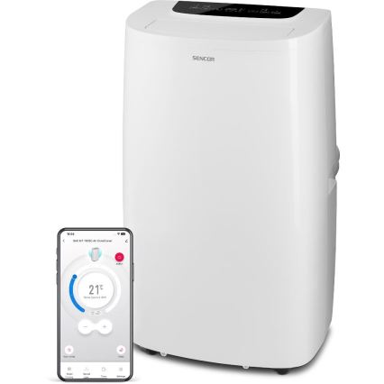 Sencor - Intelligens mobil klíma 3 az 1-ben teljes tartozékokkal 1700W/230V 16000 BTU Wi-Fi + távirányítás