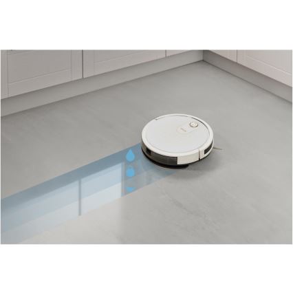 Sencor - Intelligens robotporszívó felmosóval 2in1 28W/2600 mAh Wi-Fi fehér + távirányítás