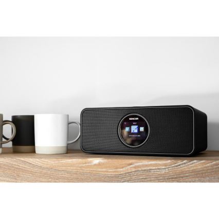 Sencor - Internetrádió 14W/5V Wi-Fi + távirányító